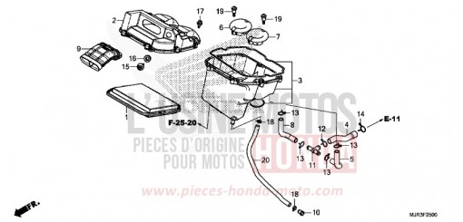 FILTRE A AIR GL1800CF de 2015